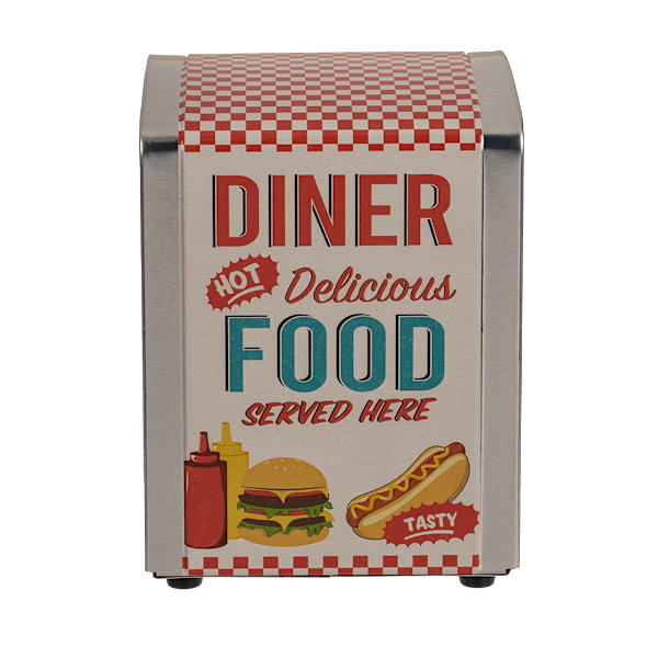 Out of the Blue Metal Napkin Dispenser Diner