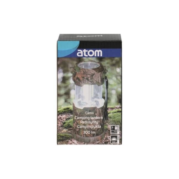Atom-retkilyhty, Camo-kuvio | COB 300 lm | LED 60 lm