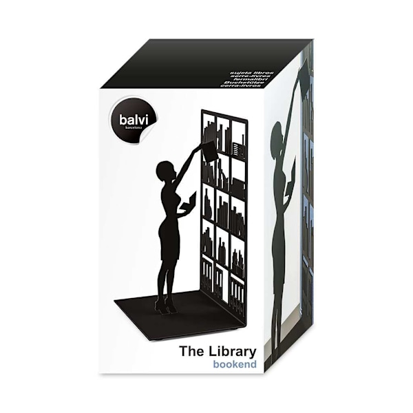 Balvi Bookend The Library - Black
