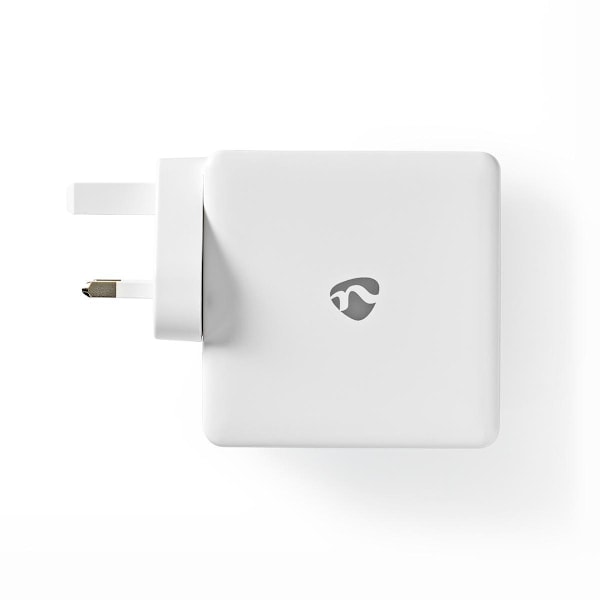 Nedis Quick Wall Charger - 65W - 2 x USB-C Output Black