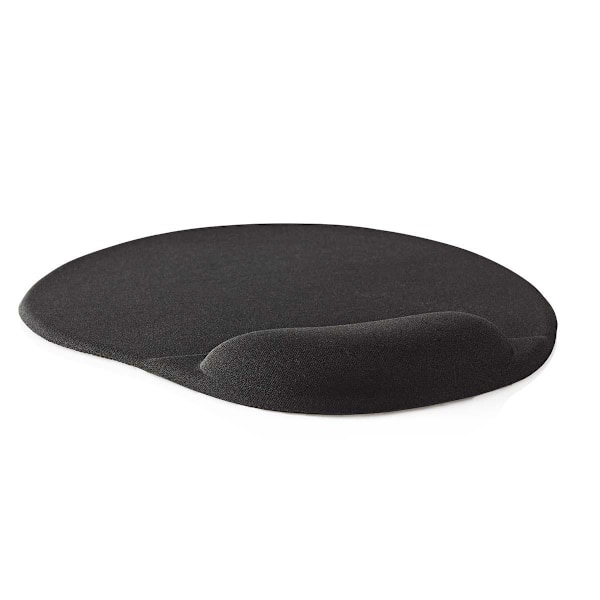 Nedis Mouse Pad with wrist Support 215mm Black
