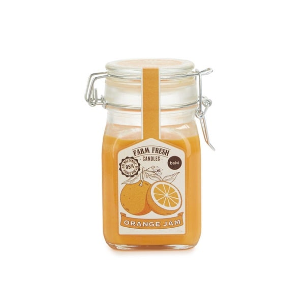 Balvi Scented Candle Farm Fresh Jar Orange