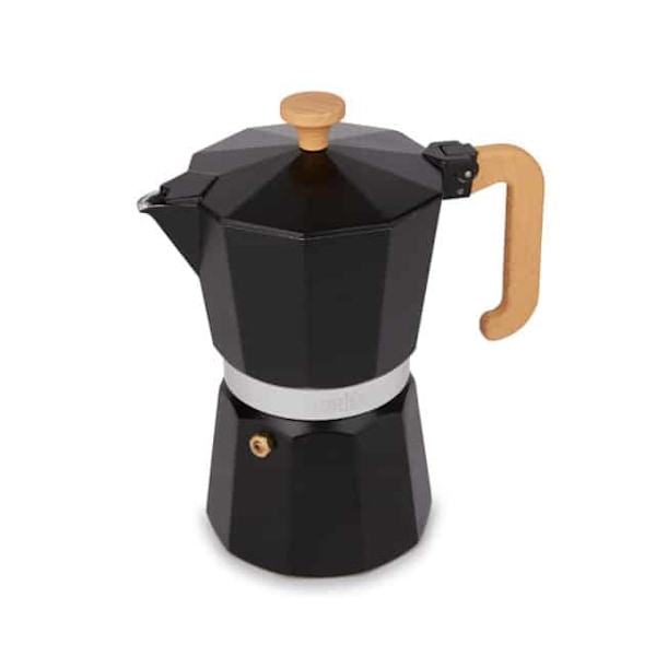 La Cafetière Venice Alumiininen Espressokeitin 6 kupillista - Musta