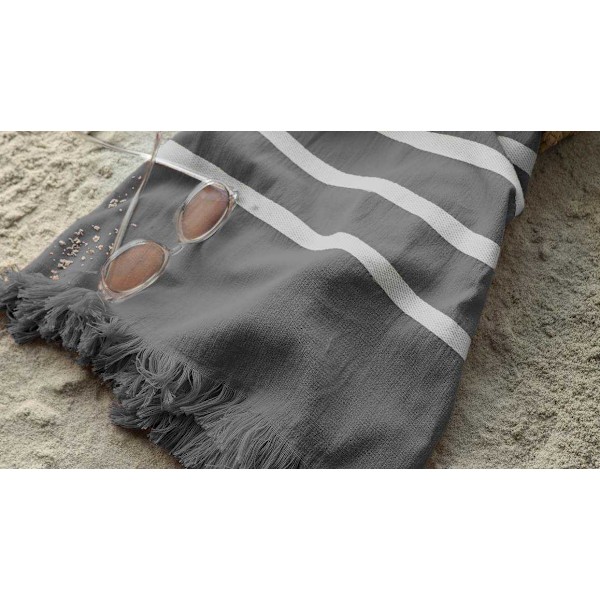 Walra Fouta Hammam-pyyhe Sunny Stripes 100x180cm Walra Fouta Hamam-pyyhe Auringonkukka Raidat 100x180cm - Terra