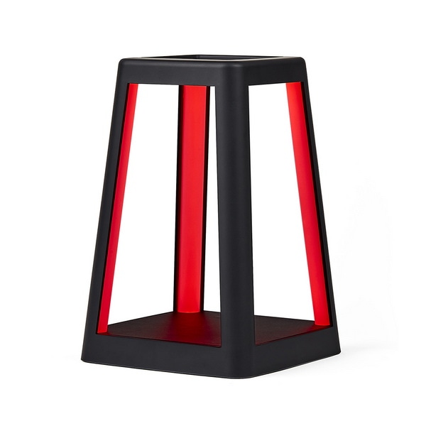 Lexon Design LANTERN Portable LED Lamp Dark Red