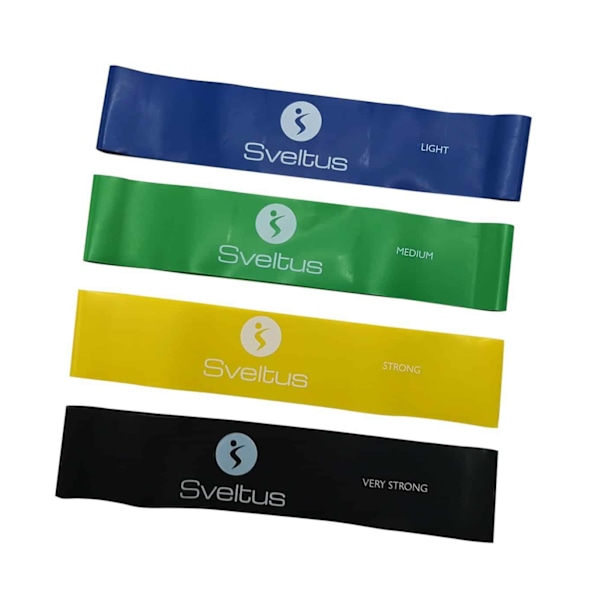 Sveltus Set of Aerobic Latex Bands - 4pcs