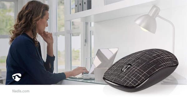 Nedis Wireless Mouse 800-1600dpi - Both Handed
