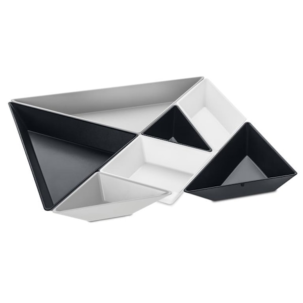 Koziol TANGRAM Ready Gourmet Set Black White