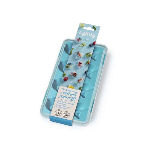 Lékué Ice Cube Tray - Dolphin - Turqoise