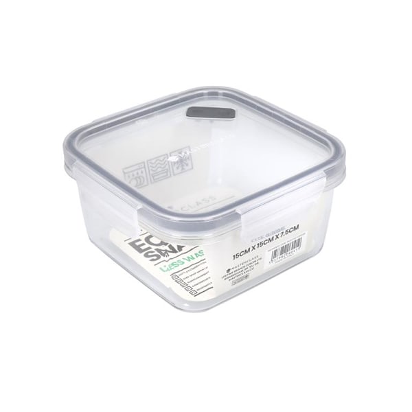 MasterClass Eco Snap Food Storage Container - 0.8L Square