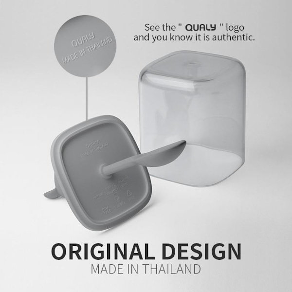 Qualy Lucky Mouse Seasoning Container Set - 4pcs.
