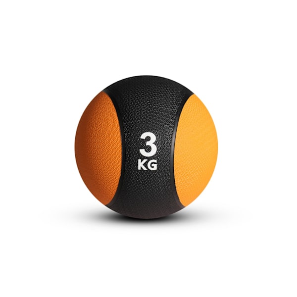 Sveltus lääketieteellinen pallo kumista musta/keltainen - 3 kg
