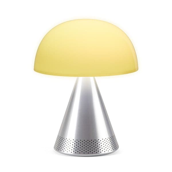 Lexon Design MINA L Audio Portable Audio LED Lamp Titanium