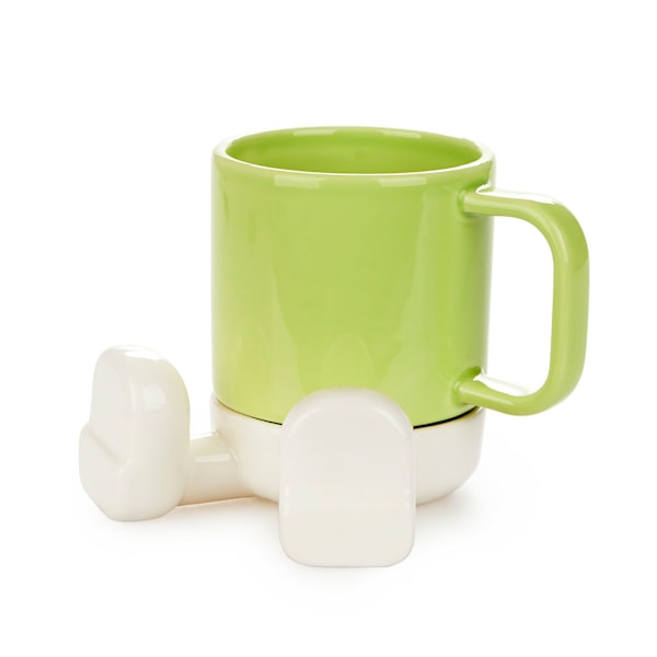 Balvi Ceramic Mug Mr. Sitty Green