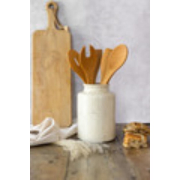Natural Elements Recycled Wood Fibre Kitchen Utensils - 4pcs