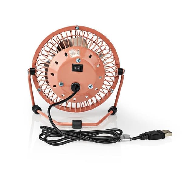 Nedis Metal Mini Fan 10cm - USB powered Green