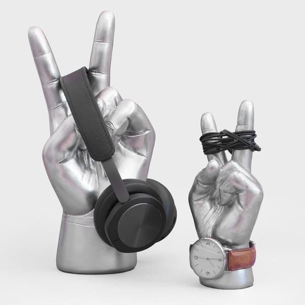 Luckies Mini Peace Out Organiser | Tilbehørsstativ - Sølv