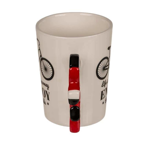 Out of the Blue Coffee Mug Bicycle - Enjoy the Ride Red