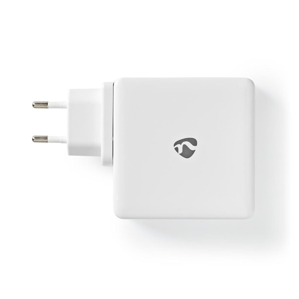 Nedis Quick Wall Charger - 65W - 2 x USB-C Output Musta