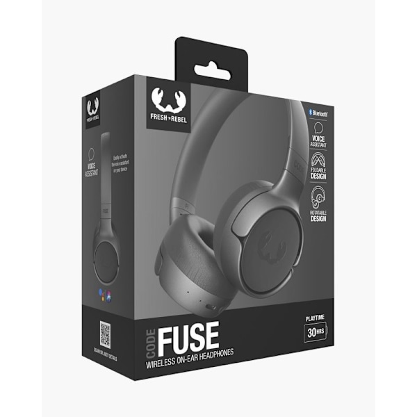 Fresh&apos;n Rebel Code Fuse - On-Ear Headphones Storm Grey