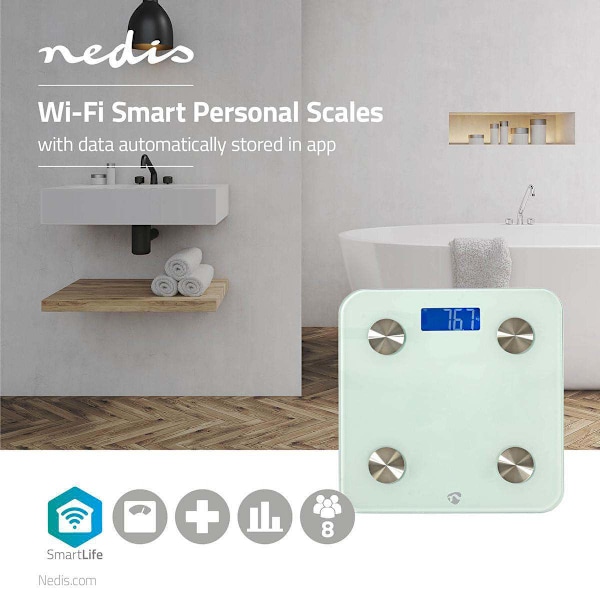 Nedis Wi-Fi Smart Personal Scale