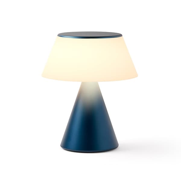 Lexon Design LUMA Portable LED Lamp | L Dark Blue