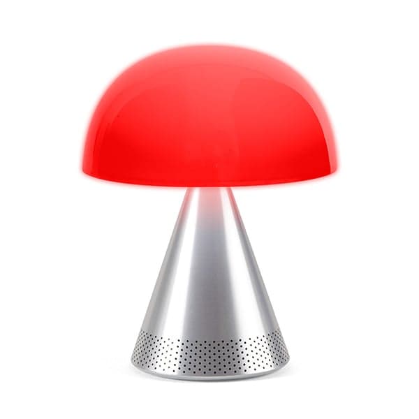 Lexon Design MINA L Audio Portable Audio LED Lamp Titanium