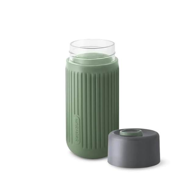 Black + Blum Glass Travel Cup Slate