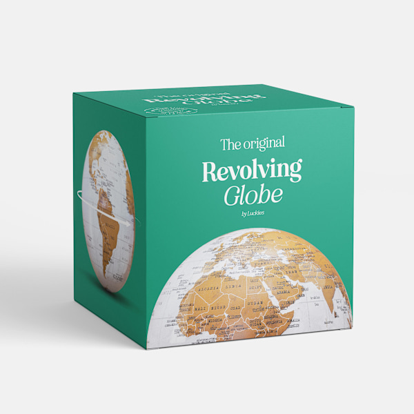 Luckies Revolving Spinning Globe
