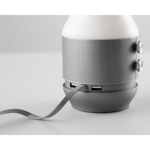 Lexon Design TERRACE LED Lantern &amp; BT Speaker - Titanium