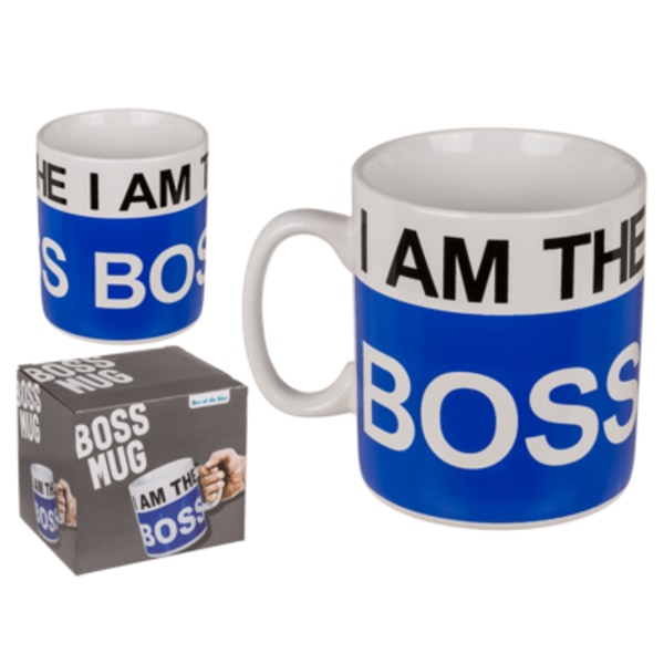 Out of the Blue Stoneware Mug - I am the Boss