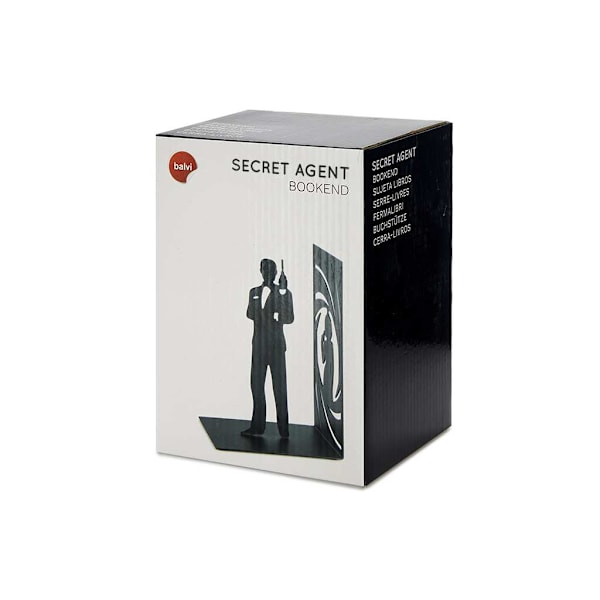 Balvi Bookend Secret Agent - Black