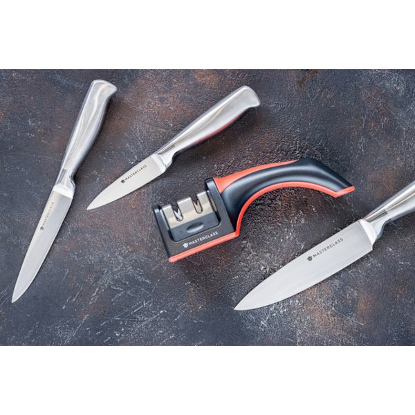 MasterClass Two Stage Draw Through Knife Sharpener