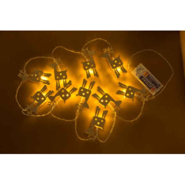 Out of the Blue 3D LED Light Chain - Metallic Deers