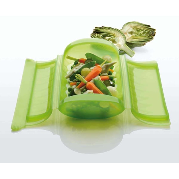 LÉKUÉ Steam Cooker with tray 1-2p. Red