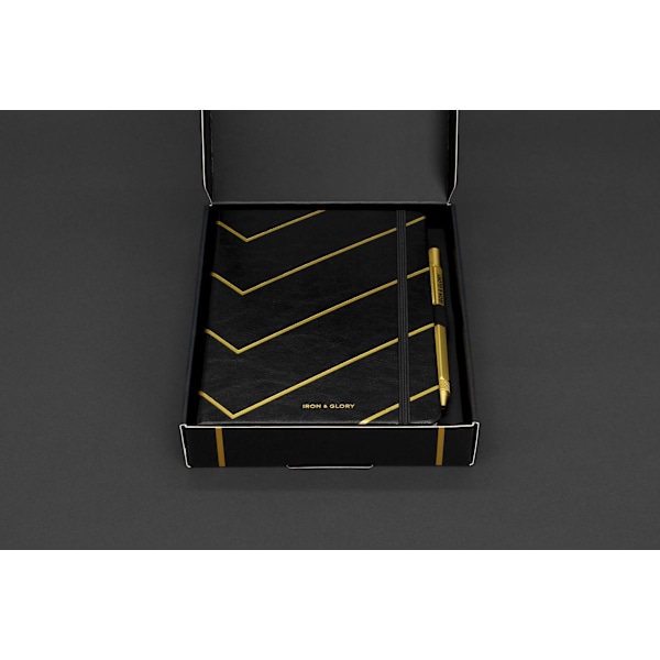 Iron &amp; Glory Make it Happen Notebook &amp; Multi-Pen Gift Set