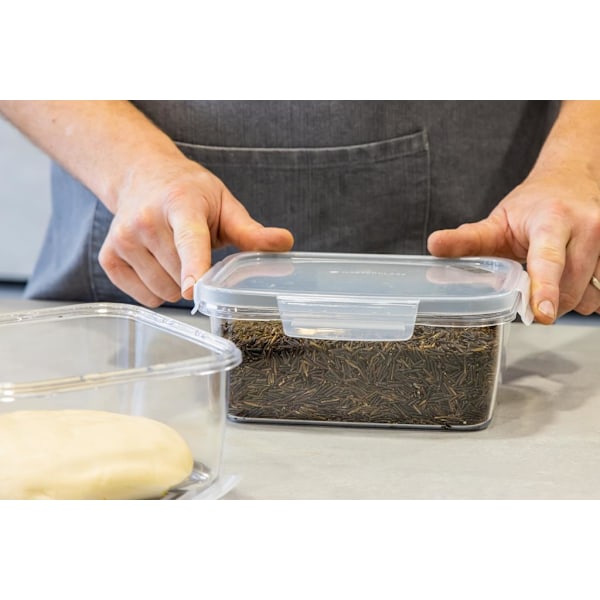 MasterClass Eco Snap Ruokasäiliö - 1.5L Suorakulmio