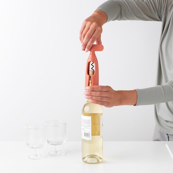 Brabantia Corkscrew Kitchen Tool TASTY+ Terracotta Pink