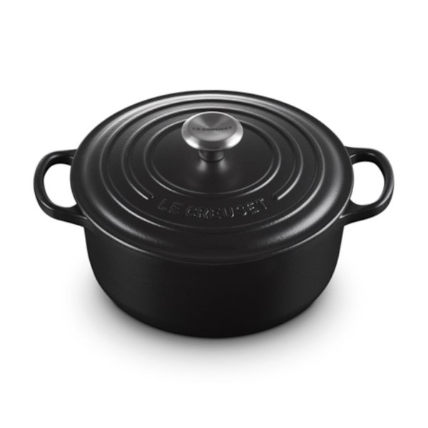 Le Creuset Cast Iron Round Casserole 26cm Black