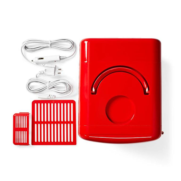 Nedis Portable Mini Fridge 4l. Red