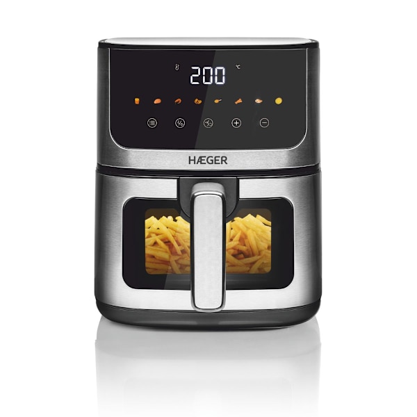 Haeger Magic Window oljefri digital fritös | 4,7 l | 1200 W