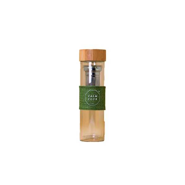 Calm Club High Tea - Bamboo &amp; Glass Tea Infuser