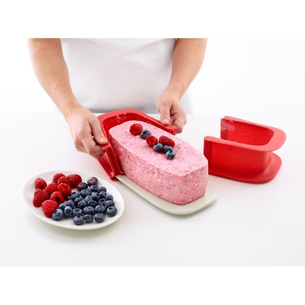 Lékué Loaf Springform Pan 24 cm with ceramic plate