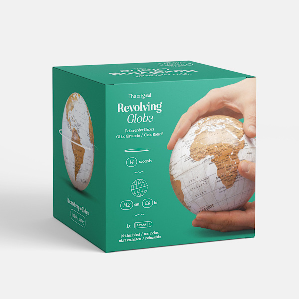 Luckies Revolving Spinning Globe