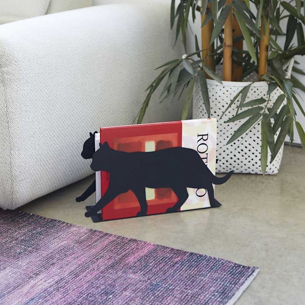 Balvi Lehtiteline Feline - Musta metalli