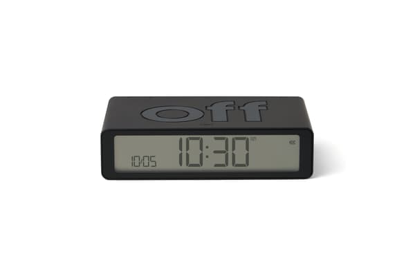 Lexon Design Flip Classic väckarklocka Lexon Design Flip Classic väckarklocka – svart