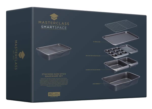 MasterClass Smart Space – sju delar, stapelbart bakningsset