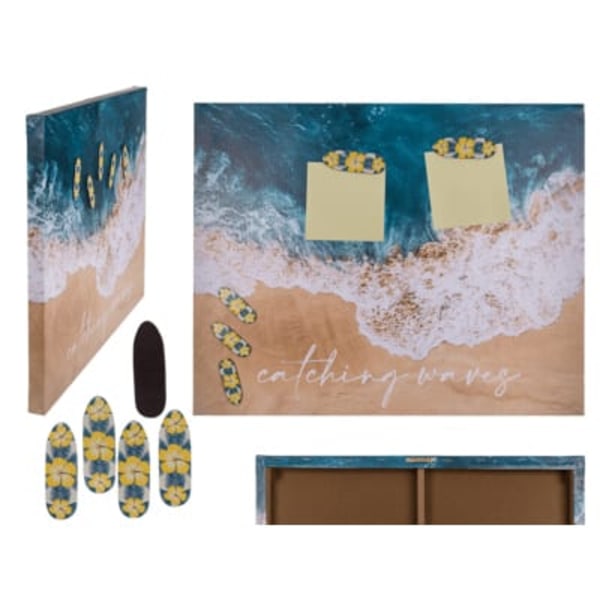 Out of the Blue Printed Magned Board - Catching Waves