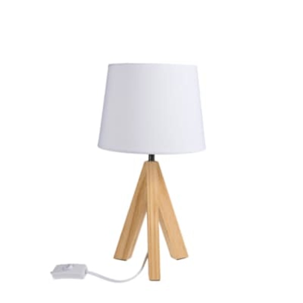 Out of the Blue Table Lamp with Wooden Feet