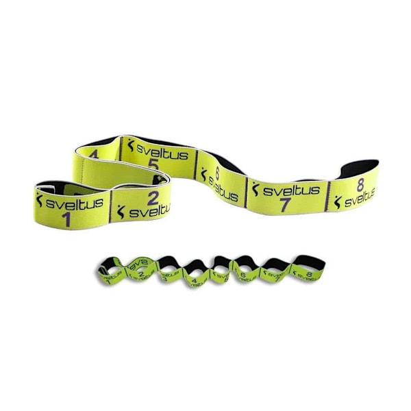 Sveltus Elastiband 10 kgs - Yellow 90cm (w. Exercise Poster)